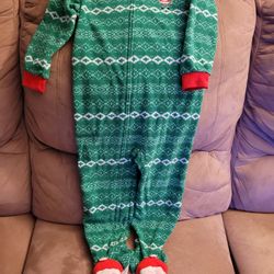 $3-Carter Christmas Fleece Footed Pajamas
