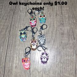 Owl Keychains Only $1.00 Each