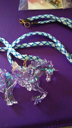 Handmade unicorn charm pendants