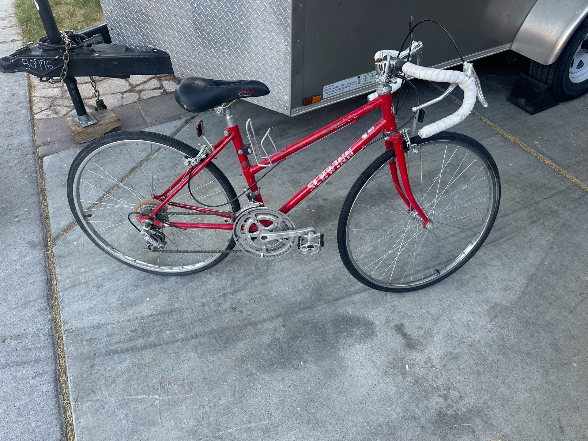 1985 Schwinn Sprint Touring Bike XSmall 45cm Red Lugged Steel Step-Thru Commuter i