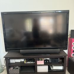 TV and TV Stand 