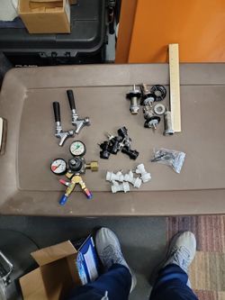 4 Tap Homebrew Kegerator Keezer Kit