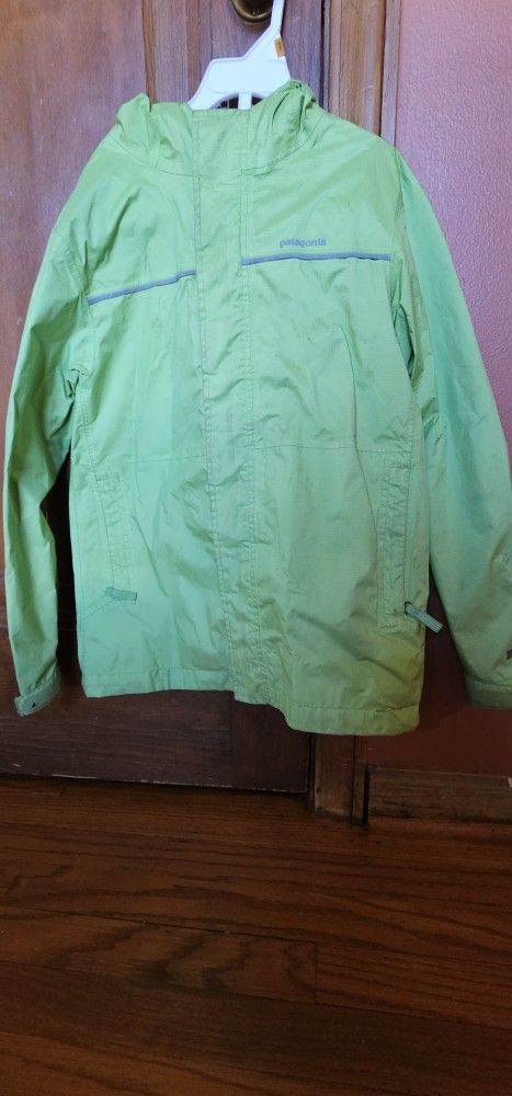 Patagonia Rain Jacket For Boys Size 10