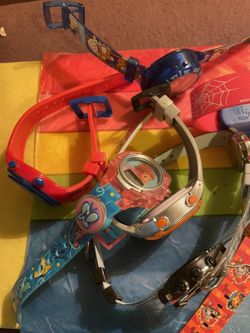 Bag of Collectibles Disney, Plaxar, and Other Watches