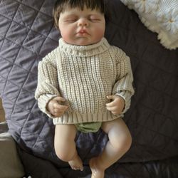 Reborn Baby Dolls Girl Lifelike Baby Dolls Realistic Reborn Doll Girl Soft Body Eyes Closed Newborn Real Life Baby
2 different kind $35 each 