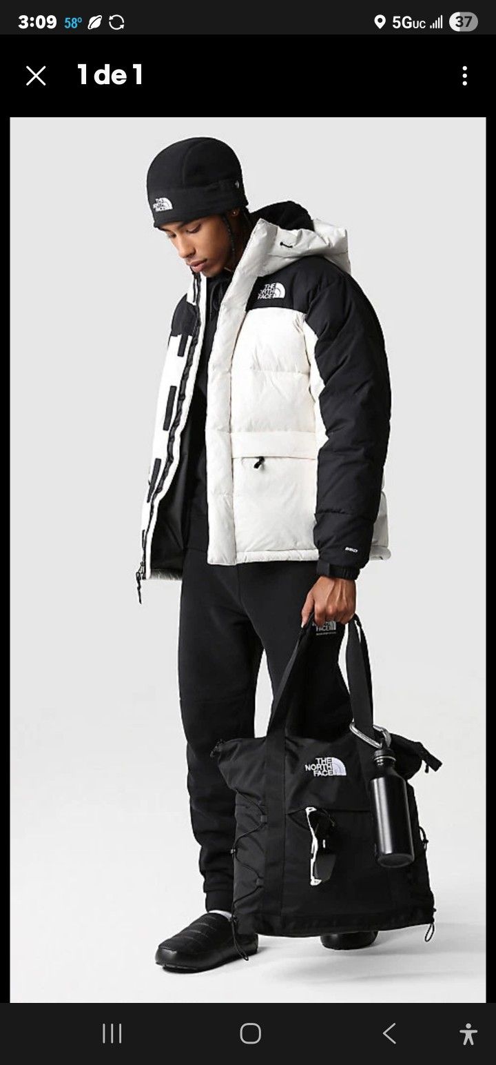 MEN'S HIMALAYAN DOWN PARKA BLACK/WHITE X-LARGE