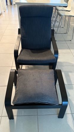 POÄNG Armchair, black-brown