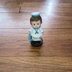 Adorable Little Sailor Boy Statue Figurine
