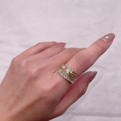 New Belt Adjustable Size Ring, Valentines Gift For Her 
