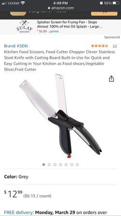 Clever Cutter Knife And Cutting Board Bundle 2 Pieces 