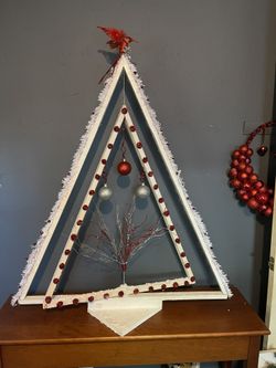 Wood Spin Xmas Tree 
