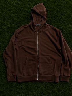 Forever 21 Brown Full-Zip Hoodie 🤎