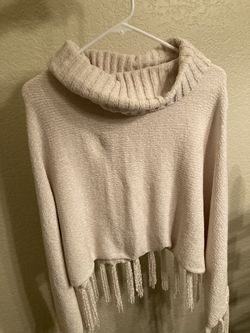 Britt’s Knits Beyond Soft Oat Cowl Neck Poncho