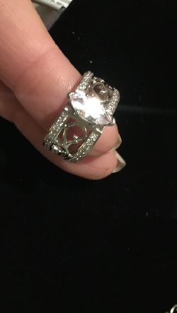 Brand new beautiful Sterling Silver CZ ring