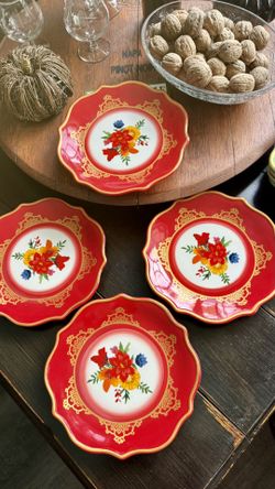 Salad Plates - Winter Bouquet By Pioneer Woman