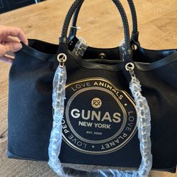 Black GUNAS Canvas Tote