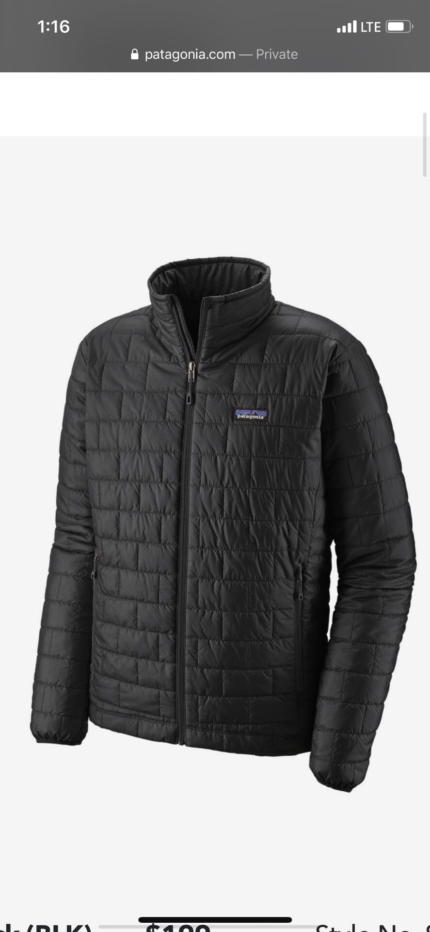 Brand New Patagonia Men’s S Jacket