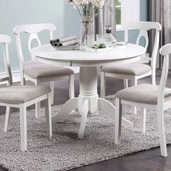 5 PCS Tanika Round dining set- available in 2 colors  Now on Sale 459.00 Free Delivery 🚚 