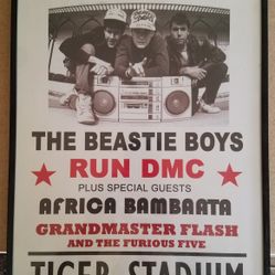 Beastie Boys RUN DMC Framed Poster Print