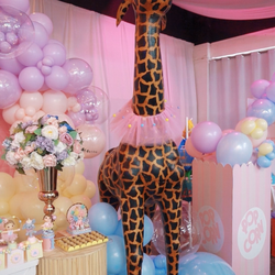 Giraffe statue or decor