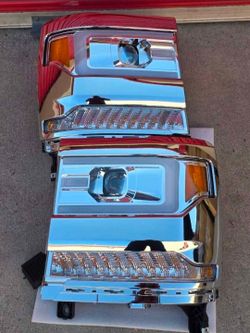 16-18 Chevrolet Silverado LED DRL Projector Headlights Luces Focos Micas Faros Faroles Chevy
