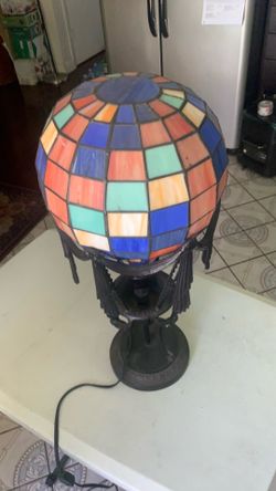 Hot air balloon lamp.