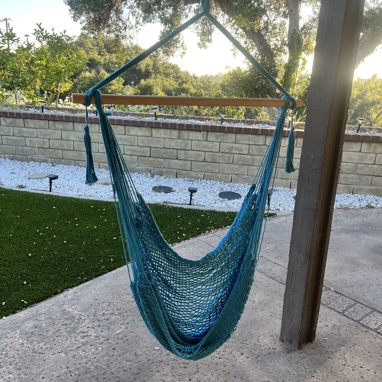 NEW Hammock Chair Patio Hanging Chair With Hanging Chain Hooks