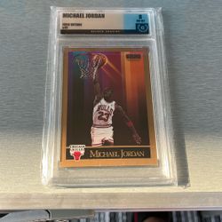 1990 Skybox Michael Jordan #41 Graded 8