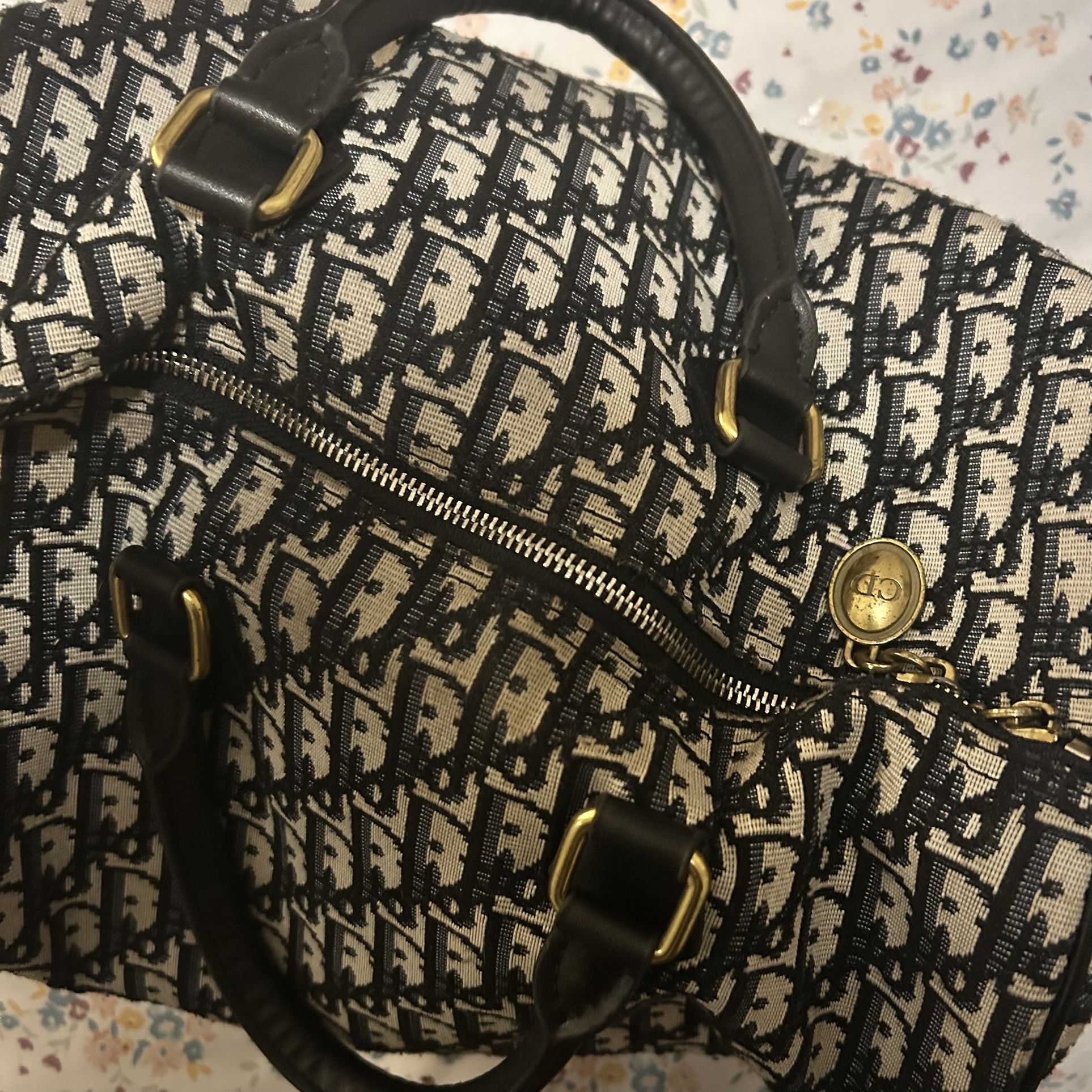 Christian Dior Trotter Oblique Boston Bag (VINTAGE)