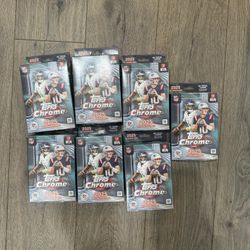 Topps Chrome Football 2025 Hanger Box (X7)