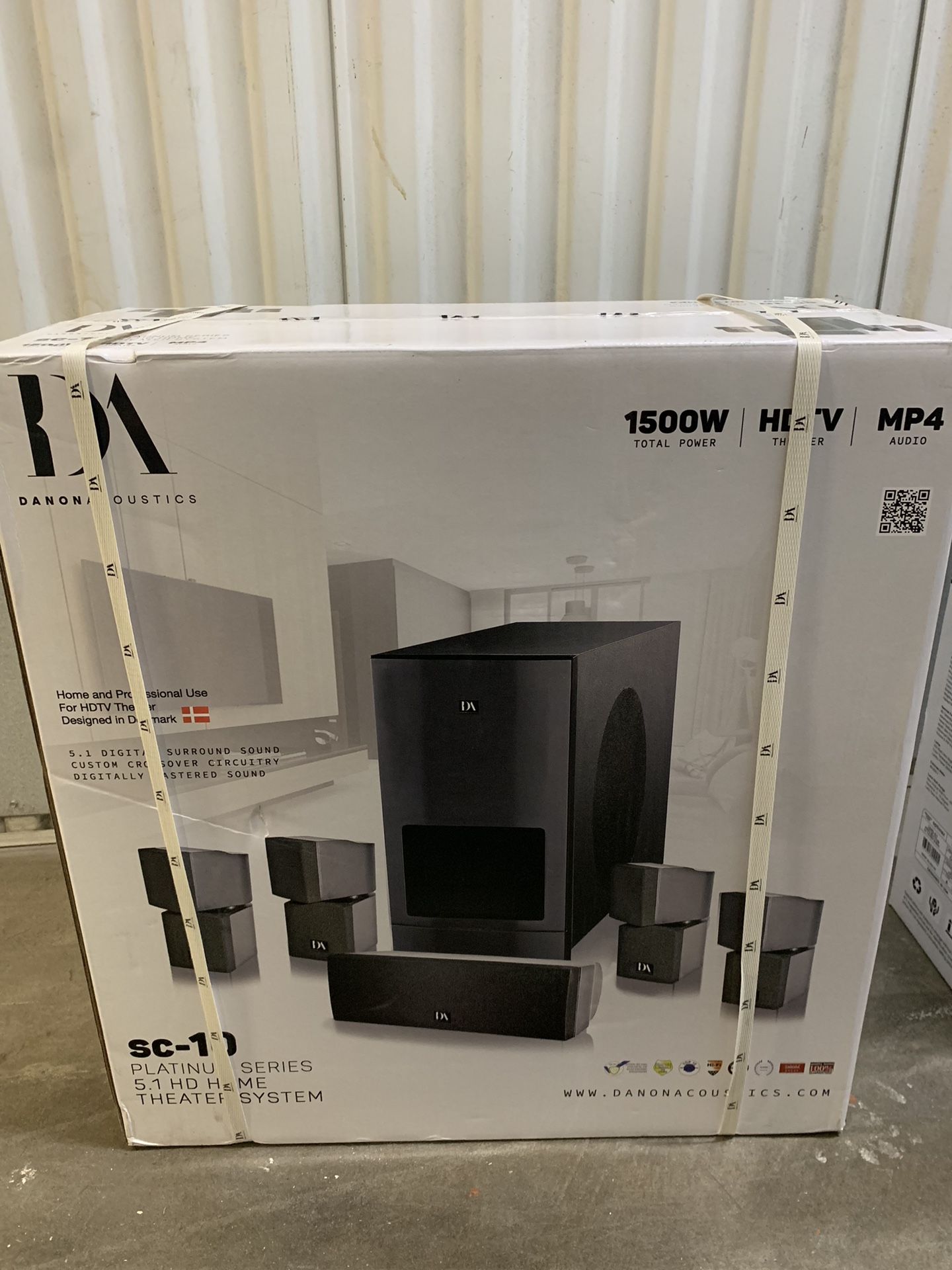 Danon Acoustics Home Theater System SC-10 Brand New in BOX Platinum Series