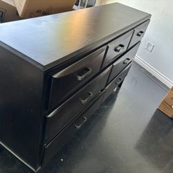 dark brown dresser 