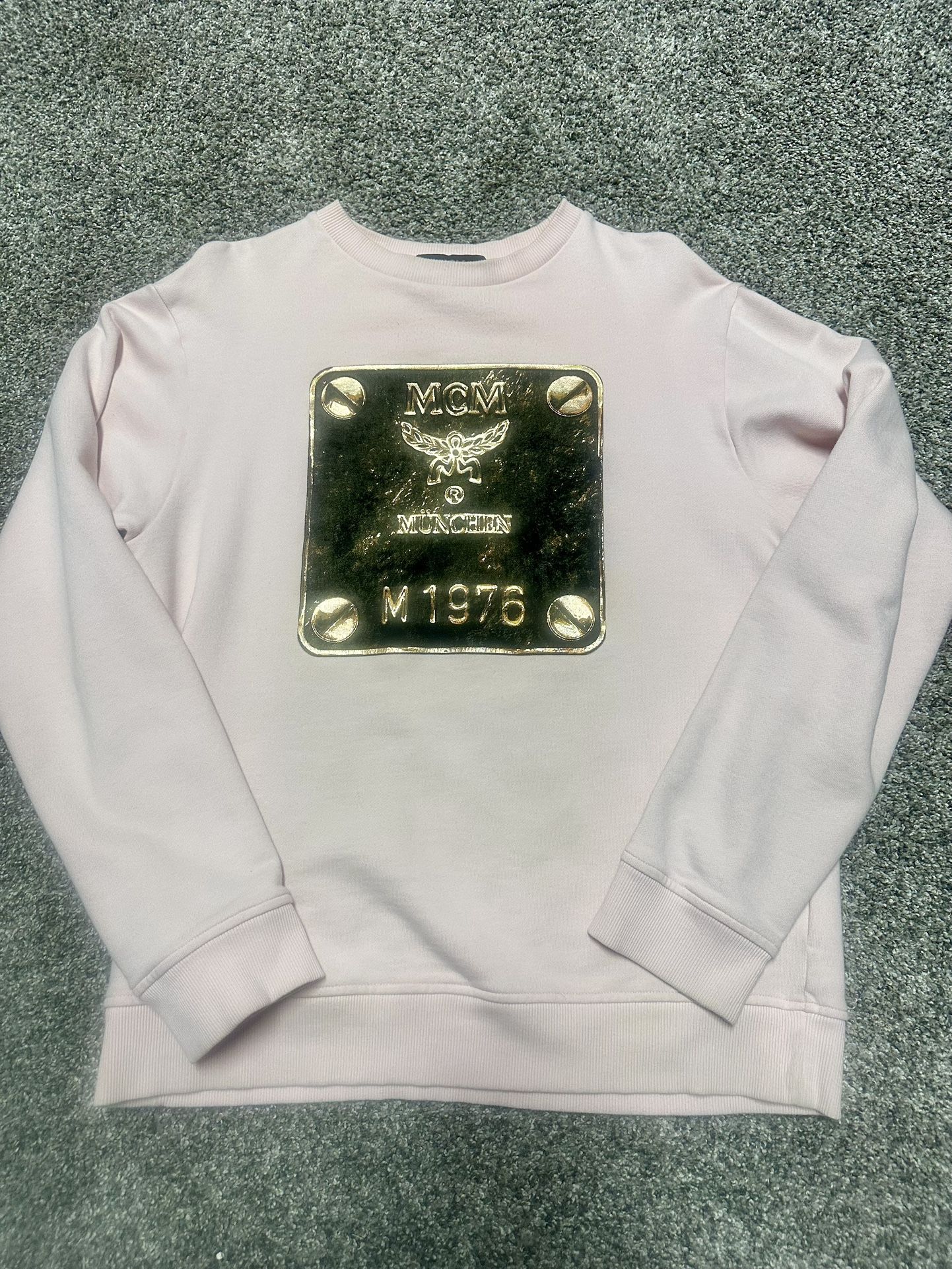 Men’s MCM pink sweatshirt extra large XL