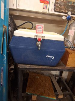 Draft beer, cold box.