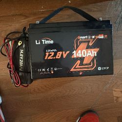 Li Time Bluetooth Battery  12.6   140ah  New 