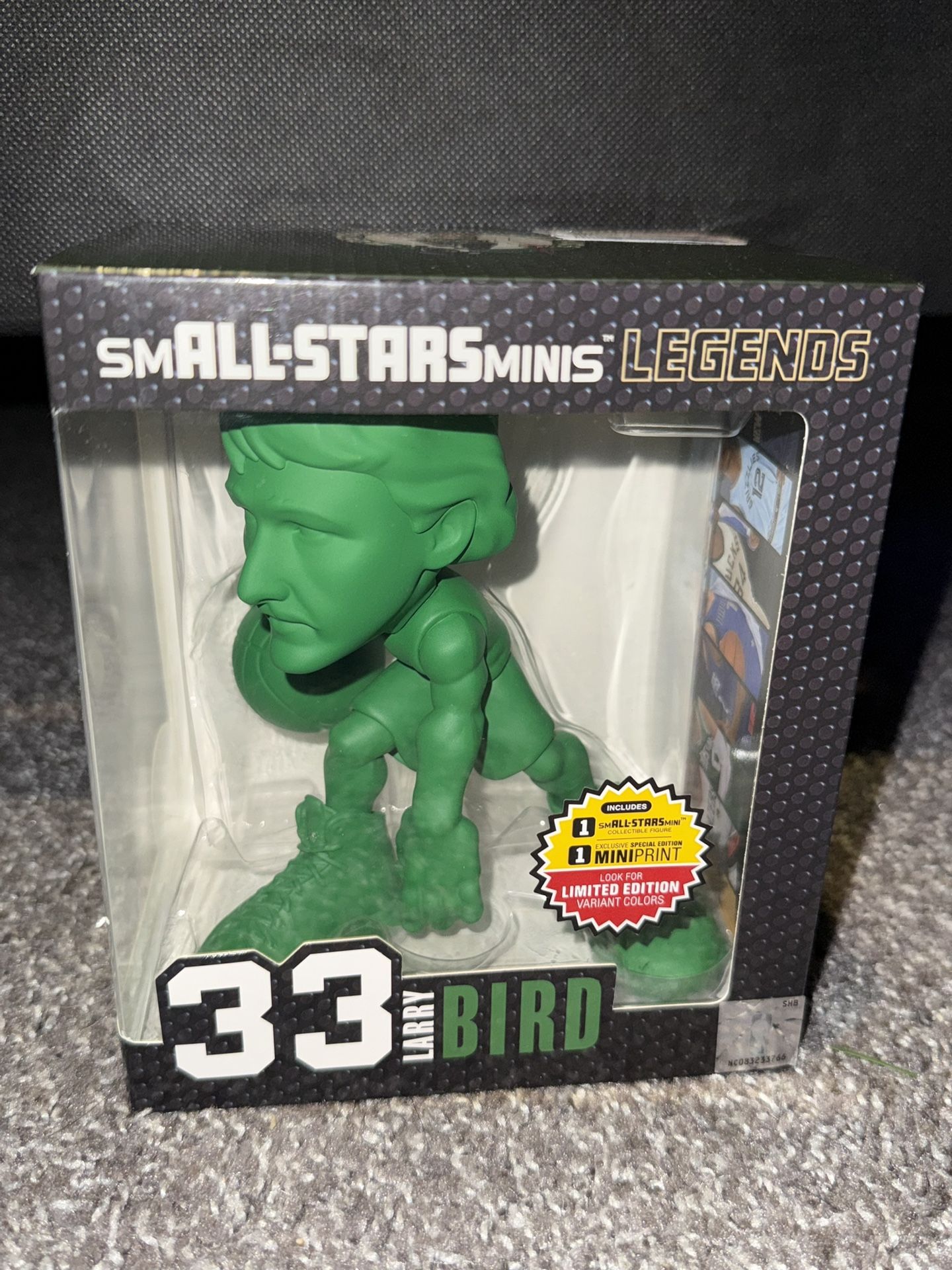 NBA Basketball Boston Celtics Larry Bird Legends Small Stars Mini Figurine New B