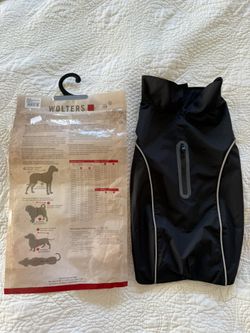 German Wolters Pug & Co Dog Rain Coat Size 14-16“ (38cm) Back length