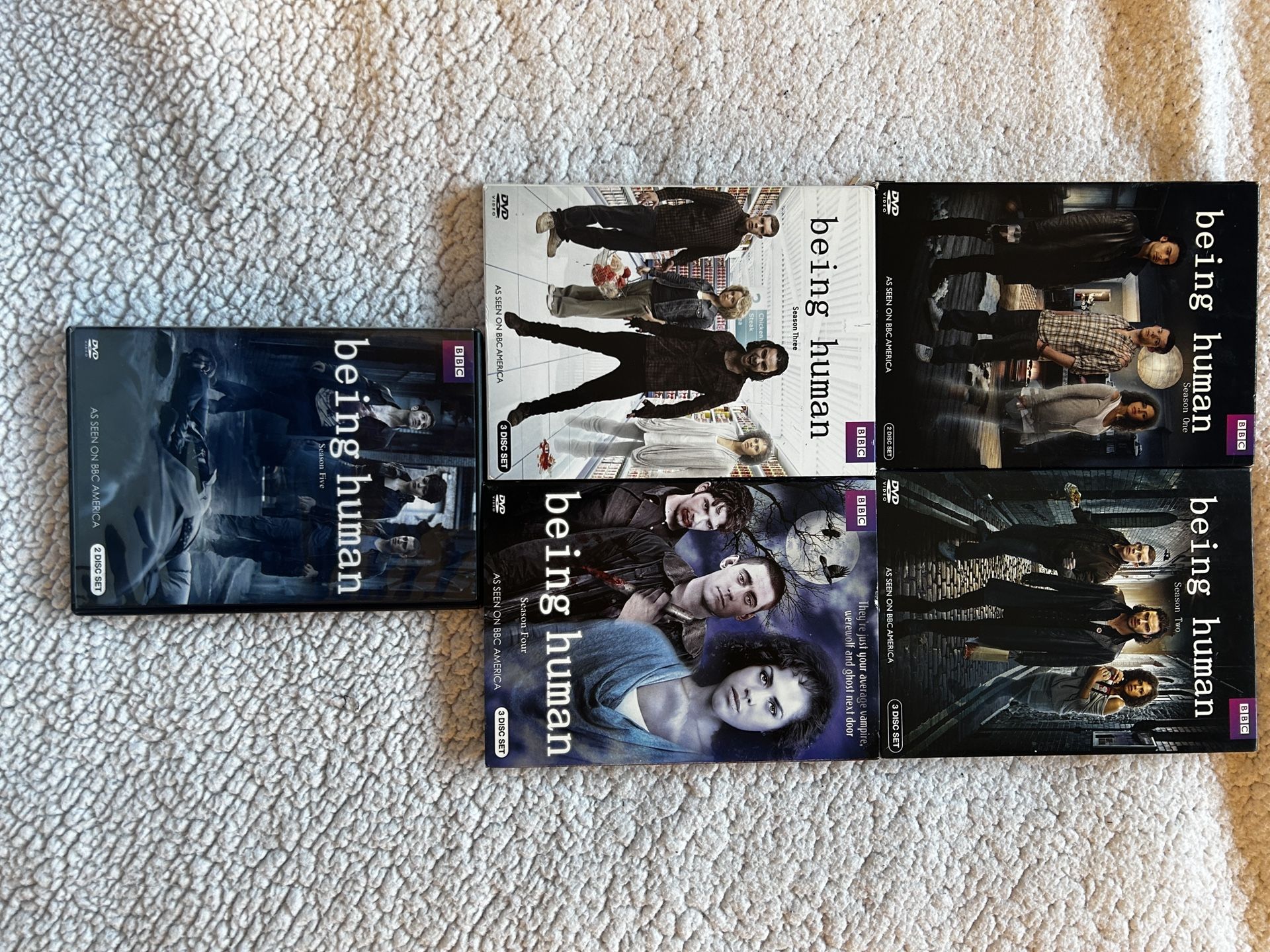 Being Human UK Series DVDs