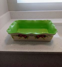 Ceramic Floral Baking Dish