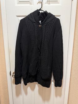 Cozy Black Cardigan