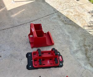 Milwaukee tool station & tool rack