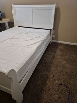 Full size sleigh bed frame
