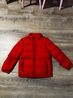 Red Ralph Lauren boys jacket (10-12) (missing detachable hood)