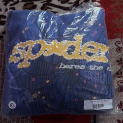 Blue Spider Hoodie