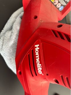 Used Homelite Electric hedge trimmer