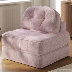 Folding Sofa Bed with Pillow, Convertible Comfy Couch Bed for Adults Home Lounge and Gaming, Modern Comfortable Design for Apartment Living Room Bedro