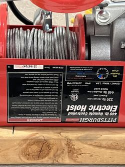 Pittsburg 440lb Hoist Jeep LJ Hardtop