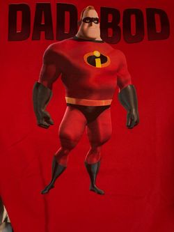 Disney Pixar Incredibles Shirt. Dad Bod. Halloween Size Large