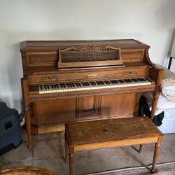 Wooden Kohler Upright Piano