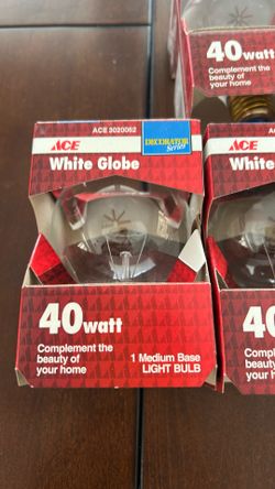 ACE 40 W Incandescent Light Bulbs. 5 pack